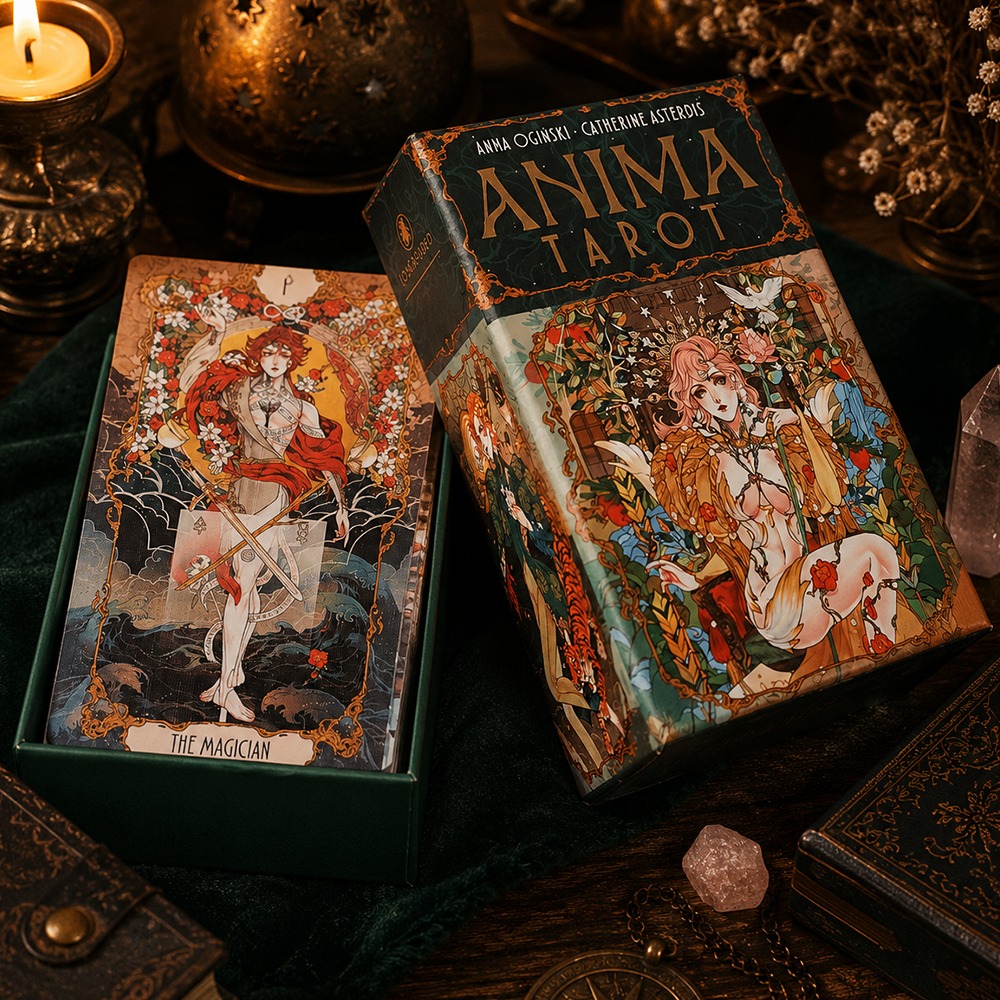 Tarot Cards Deck With Guidebook - Carte dei Tarocchi Art Nouveau con