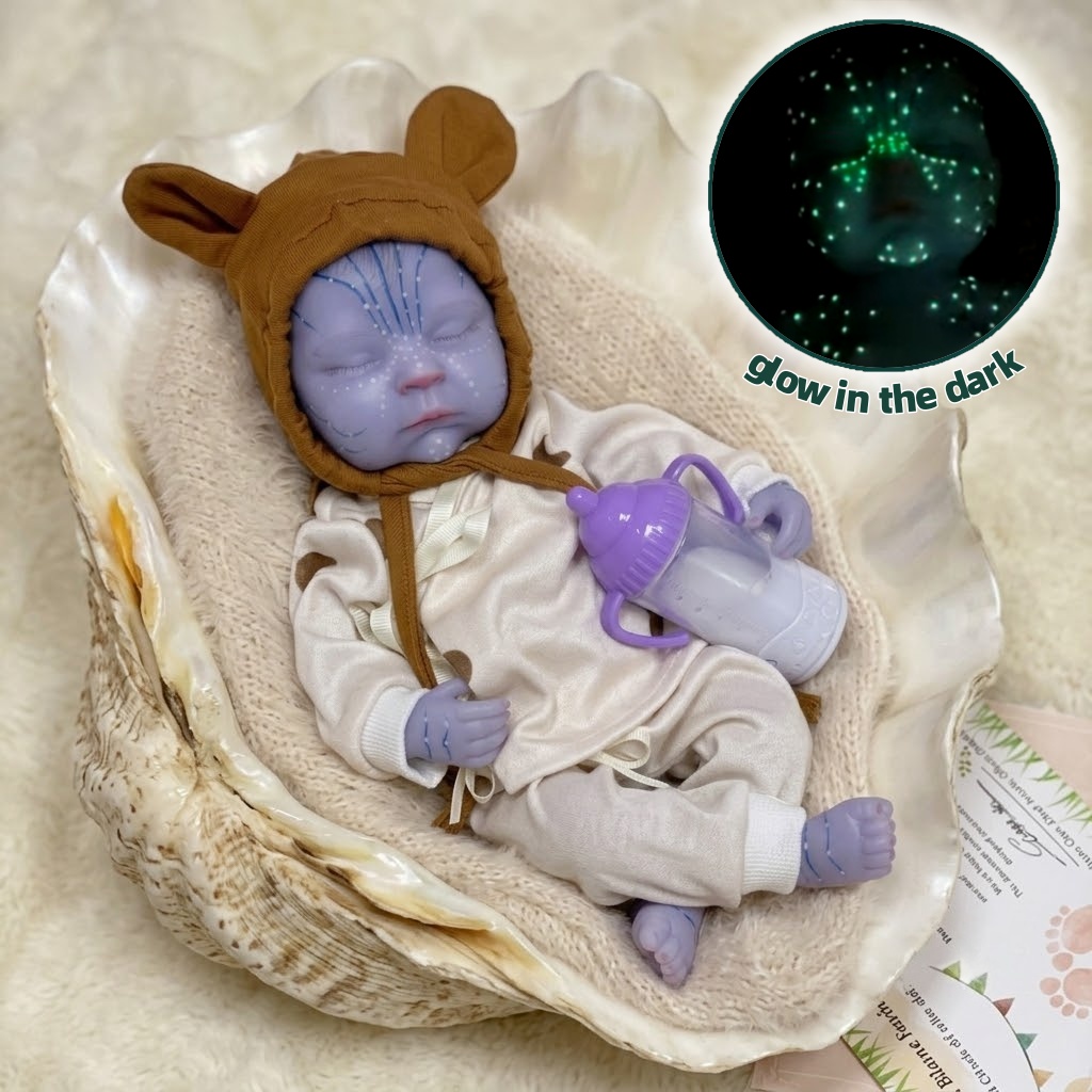 Reborn Baby Doll Silicone Realistic - Bambola Reborn da 13 pollici che