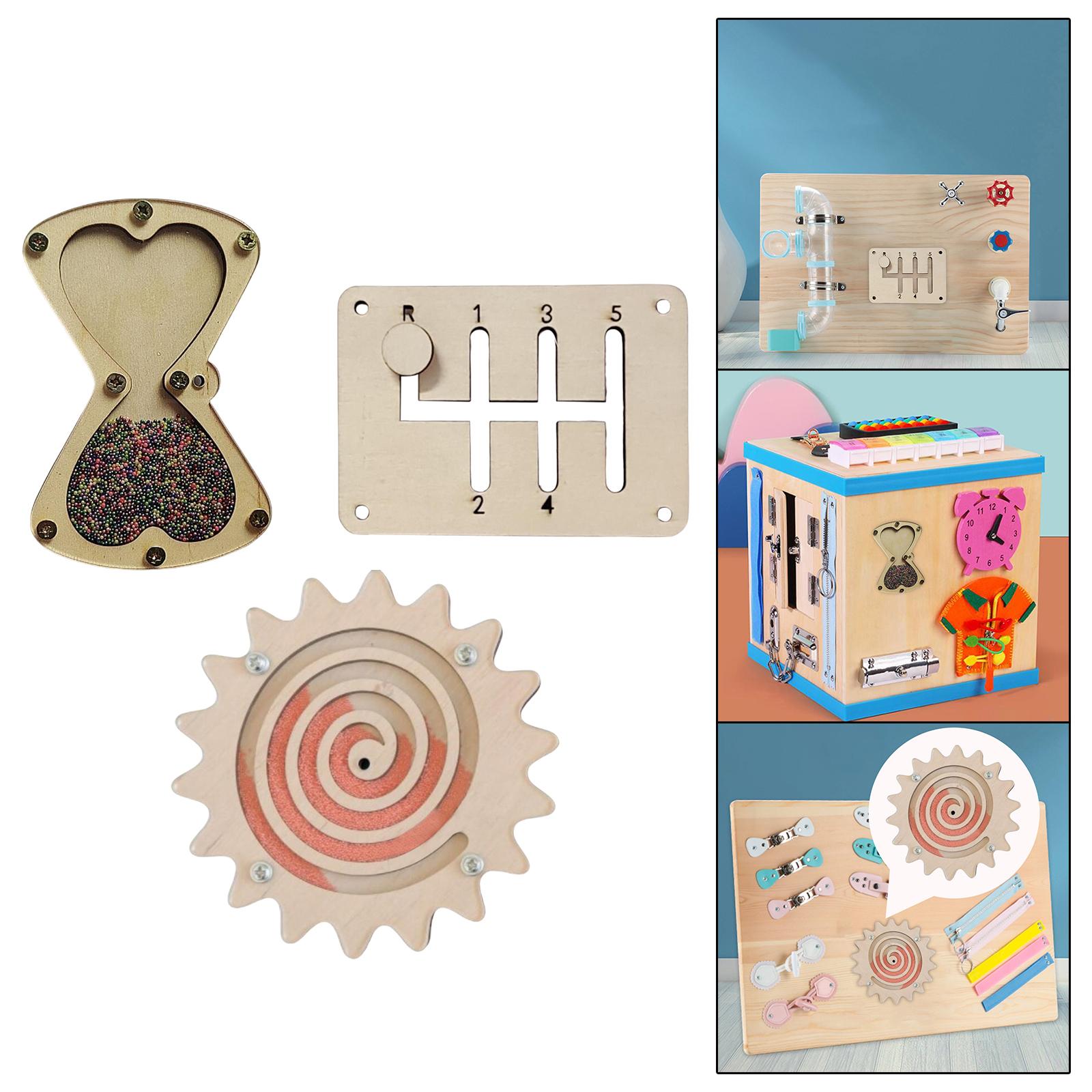Accessori per pannello sensori - Montessori Wooden Busy Board Toddler recensione e prezzo