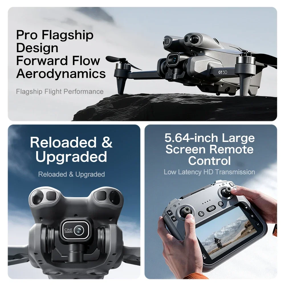 Drone FPV 4K/6K/8K GT50 con do - Fpv Brushless Rc Drone 4K recensione e prezzo
