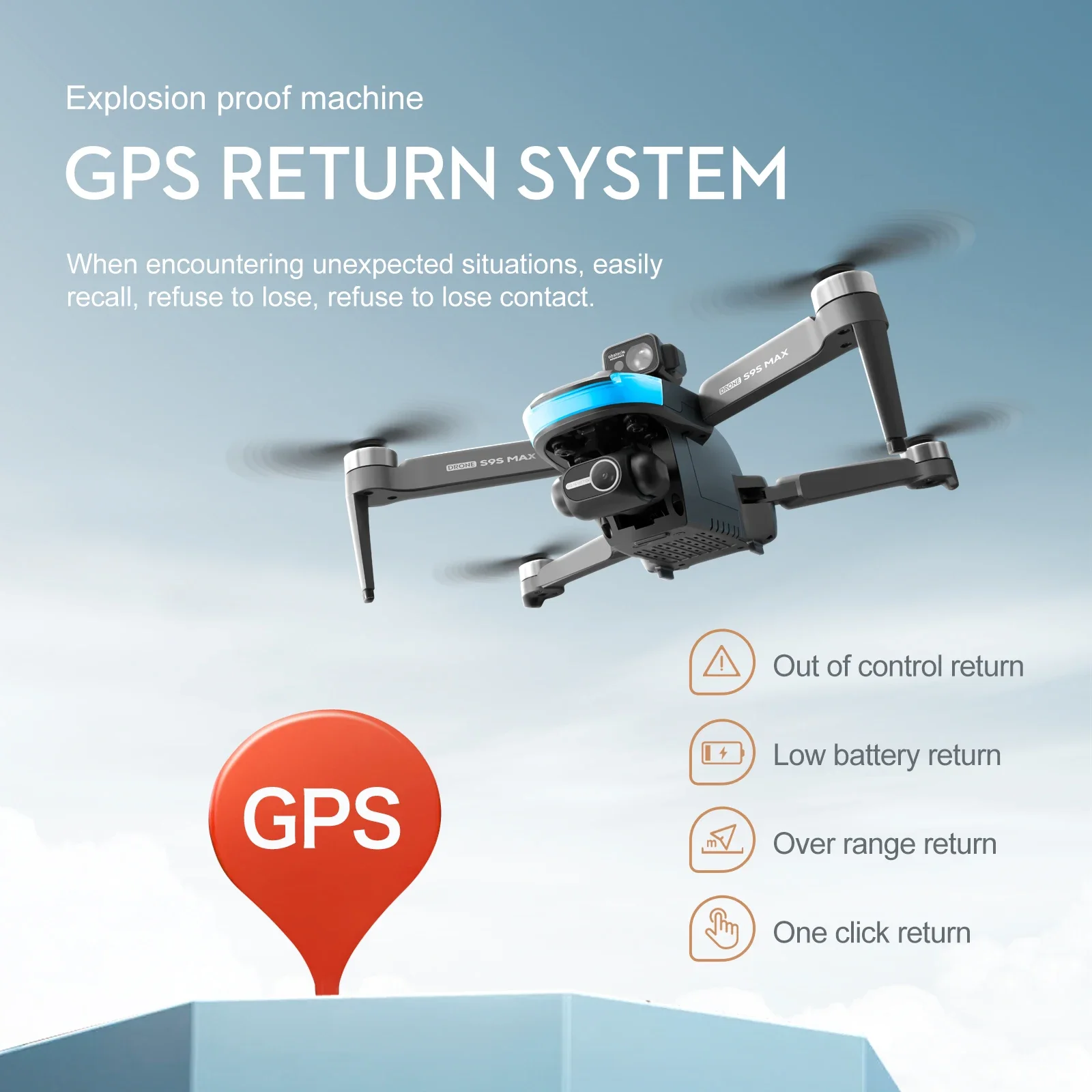 NUOVO S9S MAX MINI Drone 4K 2  - Fpv Brushless Rc Drone 4K recensione e prezzo