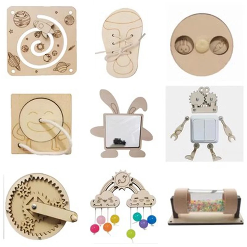 Montessori Tavola occupata Acc - Montessori Wooden Busy Board Toddler recensione e prezzo