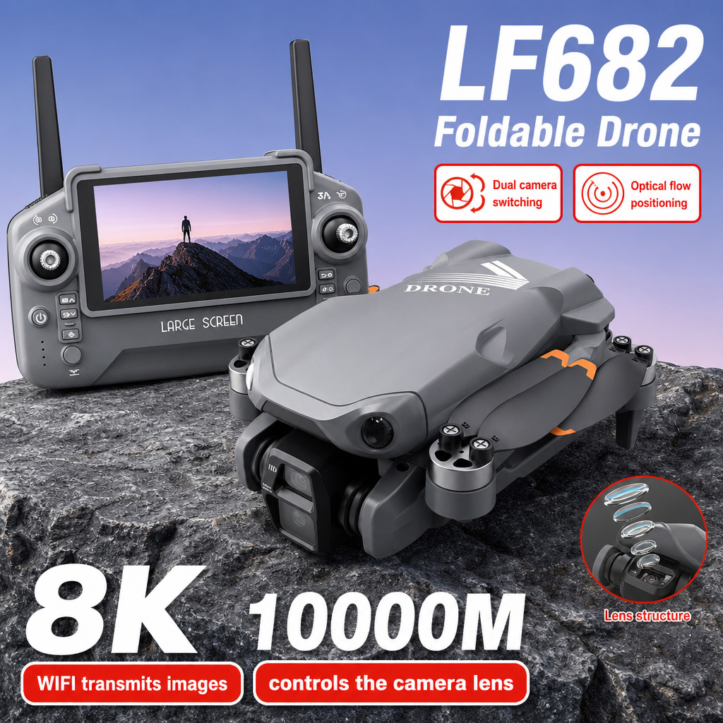 Drone Aereo LF682 con Doppia F - Fpv Brushless Rc Drone 4K recensione e prezzo