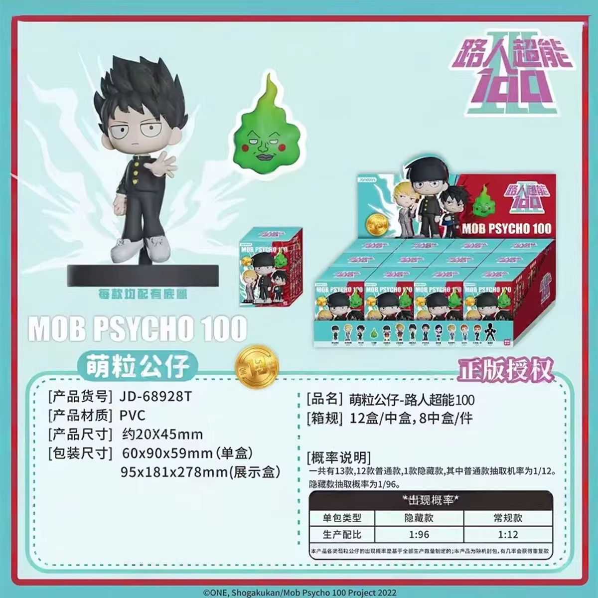 Cottontail Mob Psycho 100 Mini - Anime Action Figure Blind Box recensione e prezzo