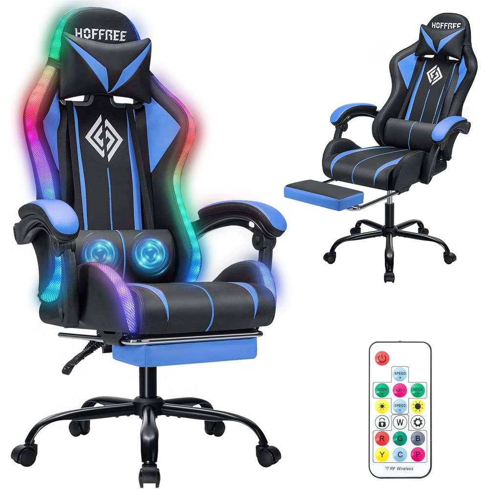 Sedia da Gaming LED con Massag - Video Games recensione e prezzo